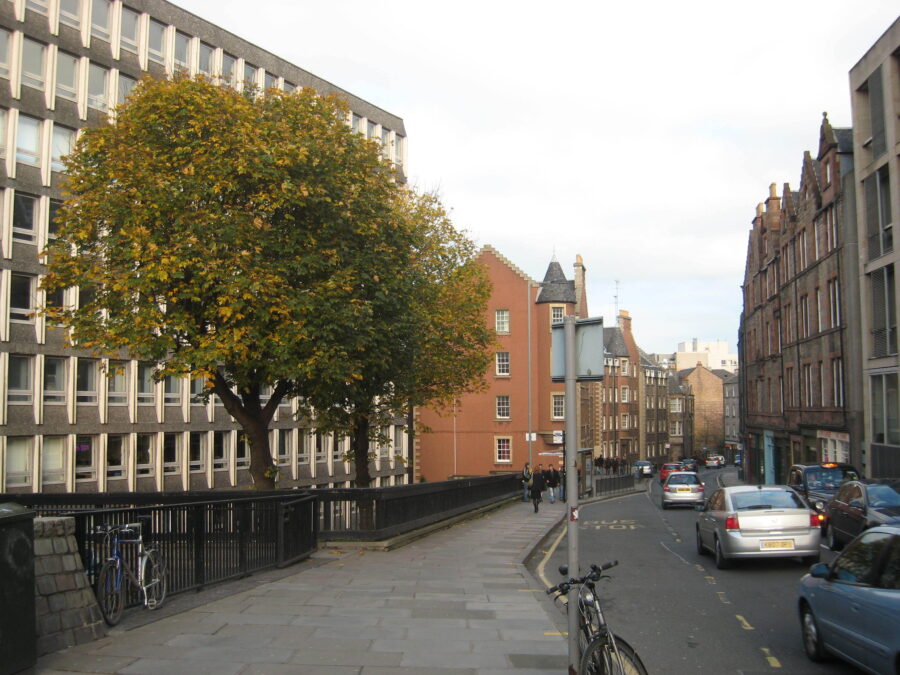 Looking down West Port