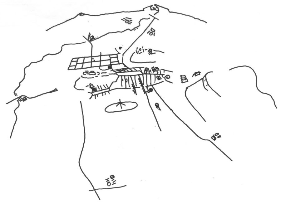 Map of Malcolm Fraser's work in Edinburgh