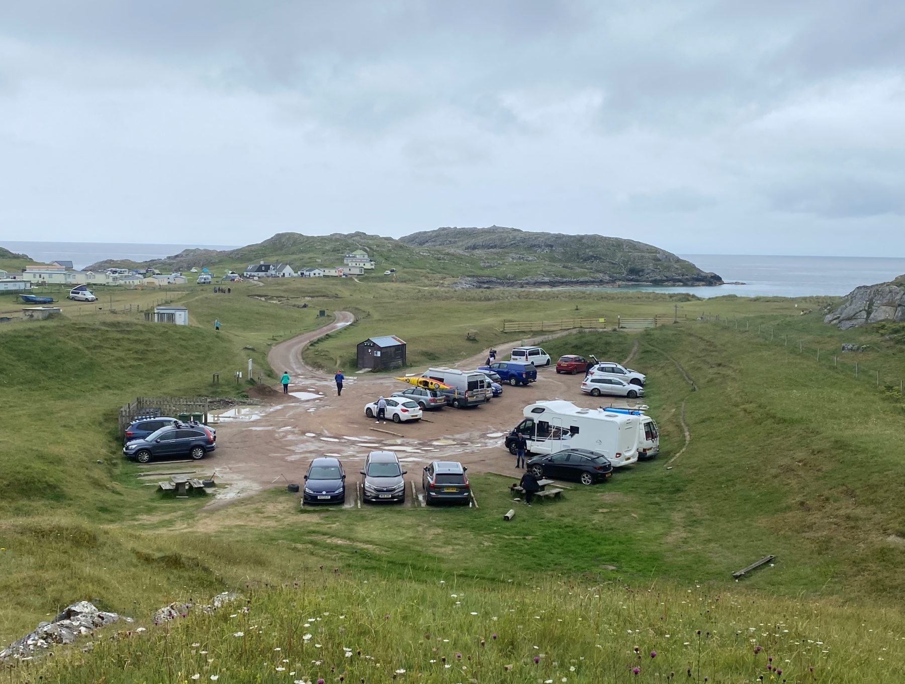 The Car Park towards the Beach