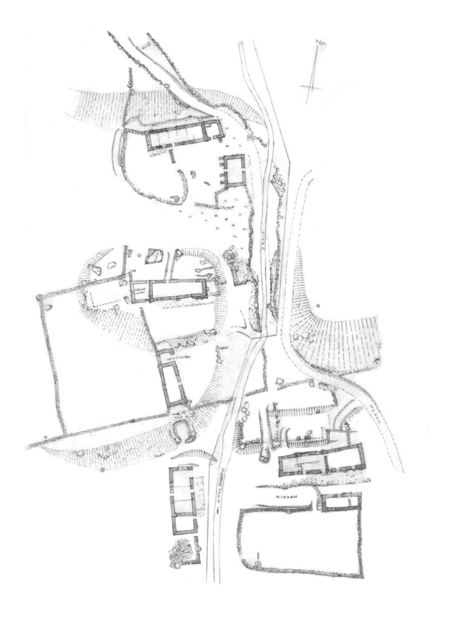 Margdow, Perthshire at 1800 - site plan