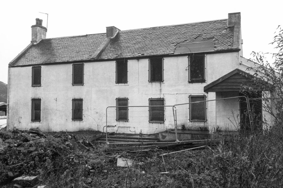 Bridgend Farmhouse, Edinburgh. Derelict two storey building prior to renovation
