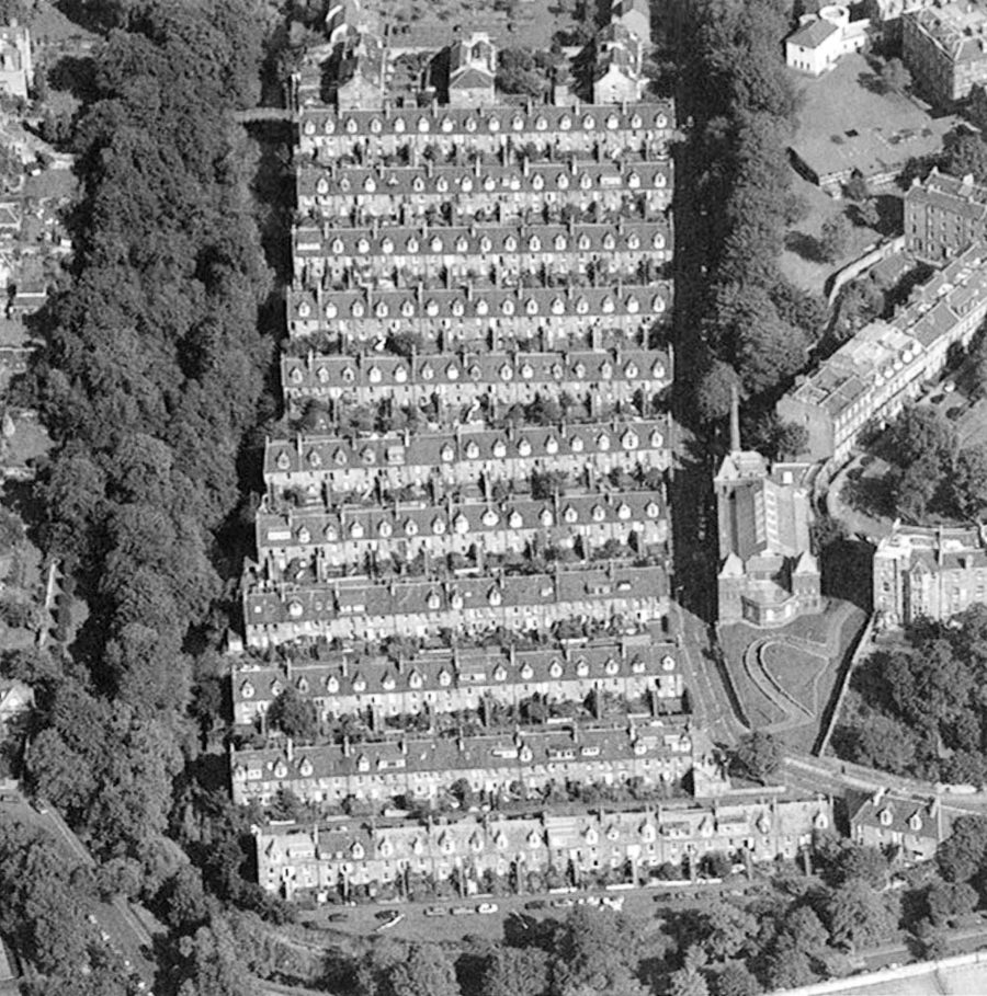 Stockbridge Colonies aerial view